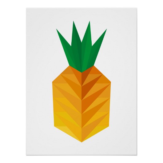 Geometric Pineapple Perfect Poster (Voorkant)