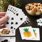 Geometric Pineapple Pokerkaarten (Insitu)