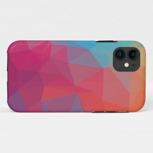 Geometric pink_iphone Case-Mate iPhone case (Achterkant (horizontaal))