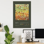Geometric Primes - Collectie 2, Serie 1 Poster (Thuiskantoor)