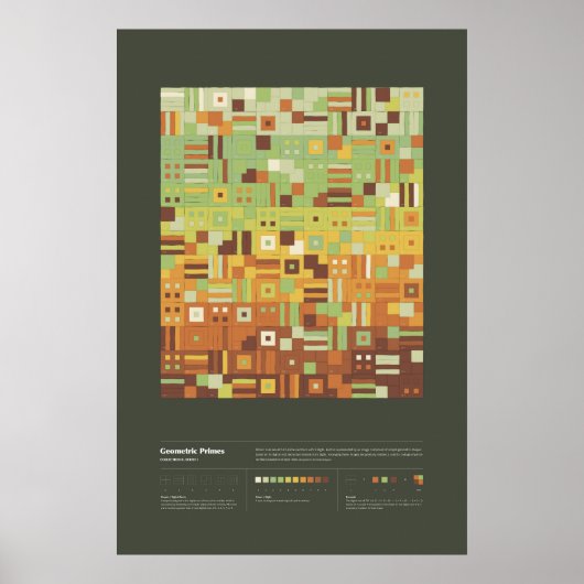 Geometric Primes - Collectie 2, Serie 1 Poster (Voorkant)