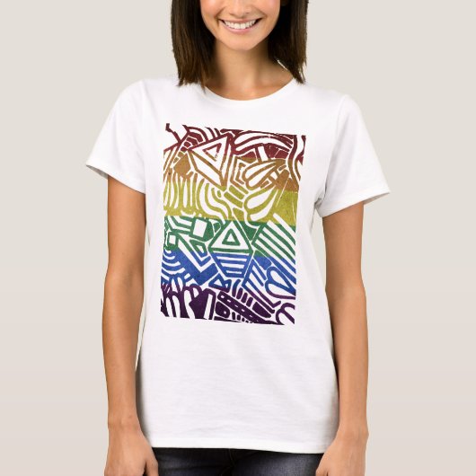 Geometric Print T-shirt (Voorkant)