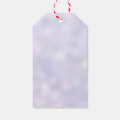 Geometric Purpl gepersonaliseerd Dank u voor label Cadeaulabel (Achterkant)