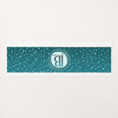 Geometric Purple and Green Yogamat (Achterkant (horizontaal))