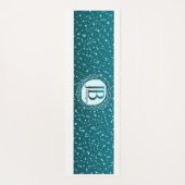 Geometric Purple and Green Yogamat (Achterkant)