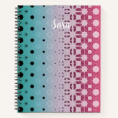 Geometric Radiance: Tech Mandala Patterns Notitieboek (Voorkant)