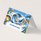 Geometric Residential pressure washing Flow Visitekaartje (Achterkant)