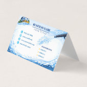 Geometric Residential pressure washing Flow Visitekaartje (Voorkant)