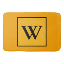 Geometric Royal Gold Black Monogram