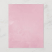 Geometric roze Spring Cherry Blossom Quinceañera Flyer (Achterkant)