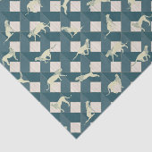 Geometric Safari Wild Leopard Animal Tissuepapier (Detail)