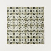 Geometric Seamless pattern background. Batik desig Wandkleed (Voorkant (horizontaal))