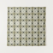 Geometric Seamless pattern background. Batik desig Wandkleed (Voorkant)