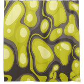 Geometric seamless pattern from spots. Abstract ca Douchegordijn (Voorkant)
