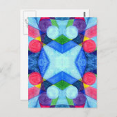 Geometric Skittles-Briefkaart Briefkaart (Voorkant / Achterkant)