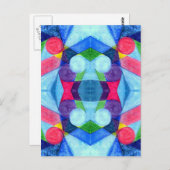 Geometric Skittles-Briefkaart Briefkaart (Voorkant / Achterkant)