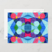 Geometric Skittles-Briefkaart Briefkaart (Voorkant / Achterkant)