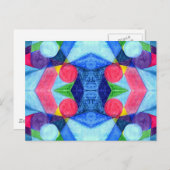 Geometric Skittles-Briefkaart Briefkaart (Voorkant / Achterkant)