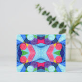 Geometric Skittles-Briefkaart Briefkaart (Staand voorkant)