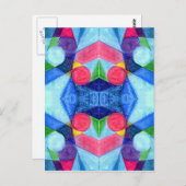 Geometric Skittles-Briefkaart Briefkaart (Voorkant / Achterkant)