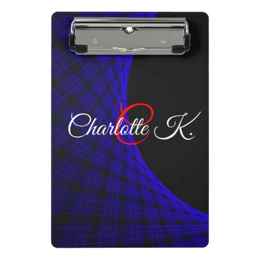 Geometric Space Carpet Mini Clipboard Mini Klembord (Voorkant)