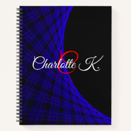 Geometric Space Carpet Spiral Notebook Notitieboek