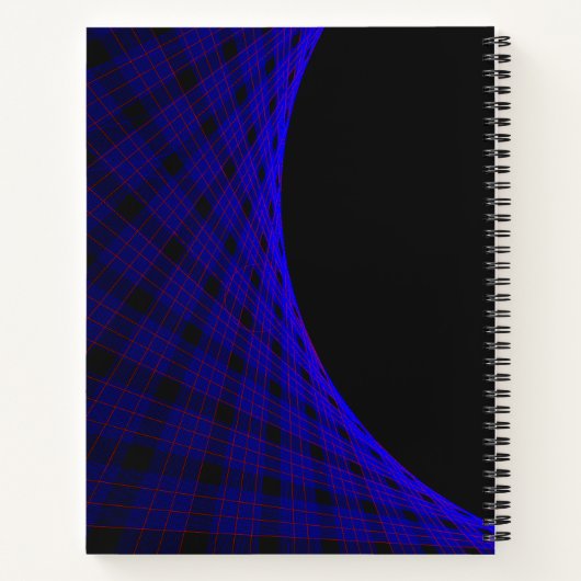 Geometric Space Carpet Spiral Notebook Notitieboek (Achterkant)
