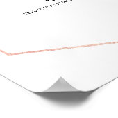 Geometric Spring Floral Rehearings Welcome Poster (Hoek)