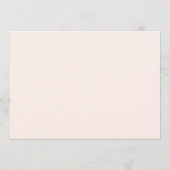 Geometric Spring Romance Verloving Dinner Uitnodig Menu (Achterkant)