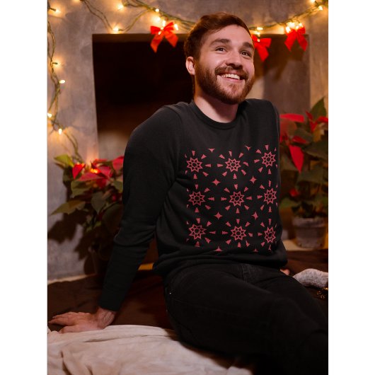 Geometric Star Christmas Sweatshirt