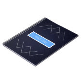 Geometric Starry Mountains #Vanlife Journal Notitieboek (Linkerzijde)