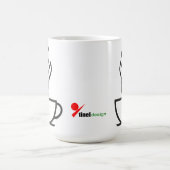 Geometric Steam Coffee Cup T-Shirt – Minimalist Te Koffiemok (Center)