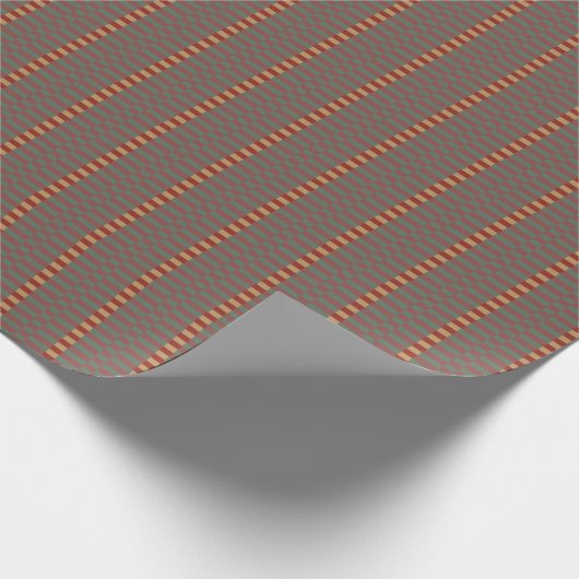 Geometric Stripes | Holiday  Cadeaupapier (Hoek)