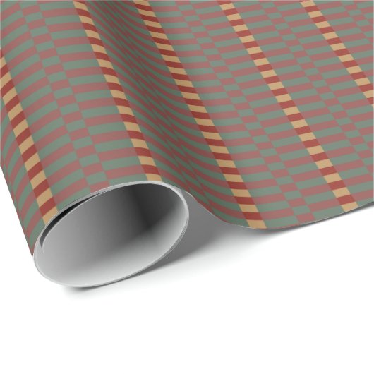 Geometric Stripes | Holiday  Cadeaupapier (Rol Hoek)