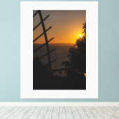 Geometric Sunset Canvas Afdruk (Insitu (Houten vloer))