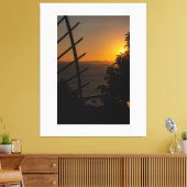 Geometric Sunset Canvas Afdruk (Insitu (Woonkamer))