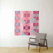 Geometric surface pattern with triangles, circles  wandkleed (In situ)