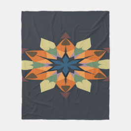 Geometric Symphony: Balance in blankets  Fleece Deken