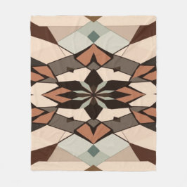 Geometric Symphony: Balance in blankets  Fleece Deken
