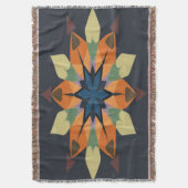 Geometric Symphony: Balance in Design Deken (Voorkant Verticaal)