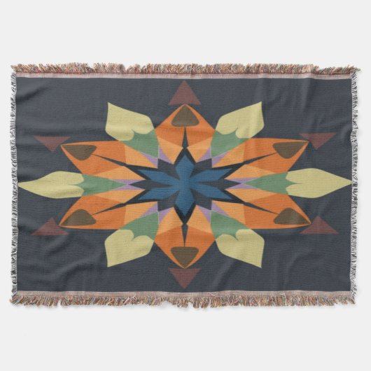 Geometric Symphony: Balance in Design Deken (Voorkant)