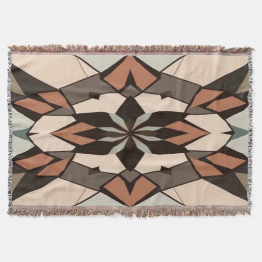 Geometric Symphony: Balance in Design" Deken (Voorkant)