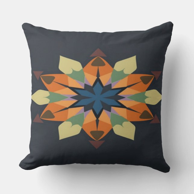 Geometric Symphony: Balance in pillow  Kussen (Voorkant)