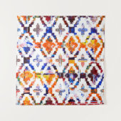 Geometric texture pattern with watercolor effectab wandkleed (Voorkant (horizontaal))