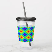 Geometric Topography - Acrylic Tumbler Acryl Drinkbeker (Links)