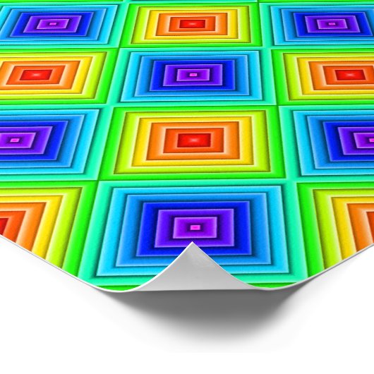 Geometric Topography (pattern) - Poster Print (Hoek)