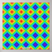 Geometric Topography (pattern) - Poster Print (Voorkant)