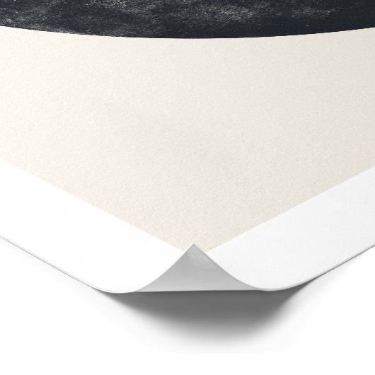 Geometric Tribal Pattern Eclipse Moon Art Print (Hoek)