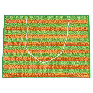 Geometric Tribal Retro Mid-Century Modern Pattern Groot Cadeauzakje