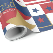 Geometric USA250 4 juli ID1315 Cadeaupapier (Rol Hoek)